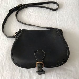 SOLD Vintage Black Coach Crossbody Shoulder Bag